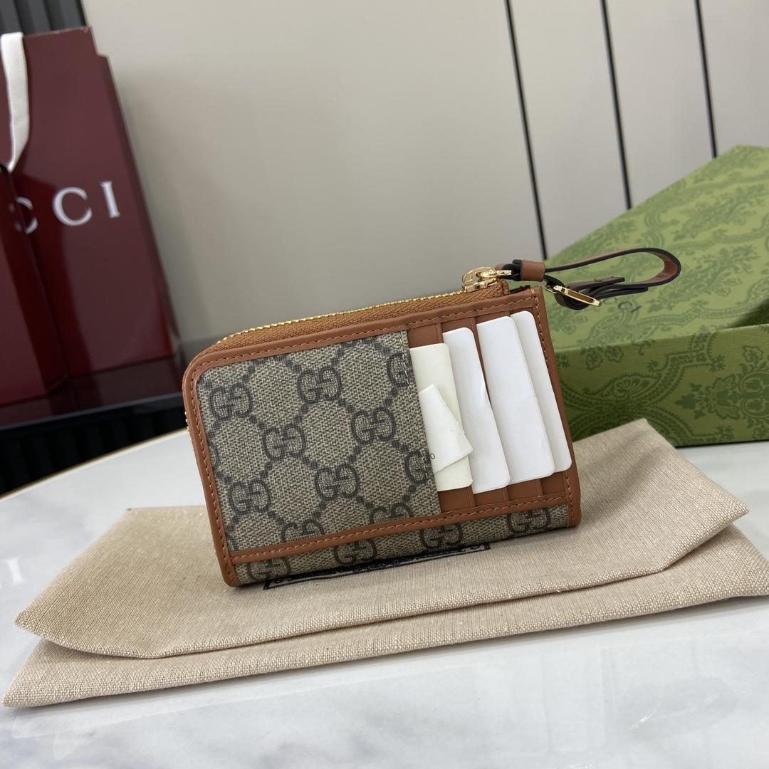 Gucci GG Emblem Zip Card Case - EUR FASHION