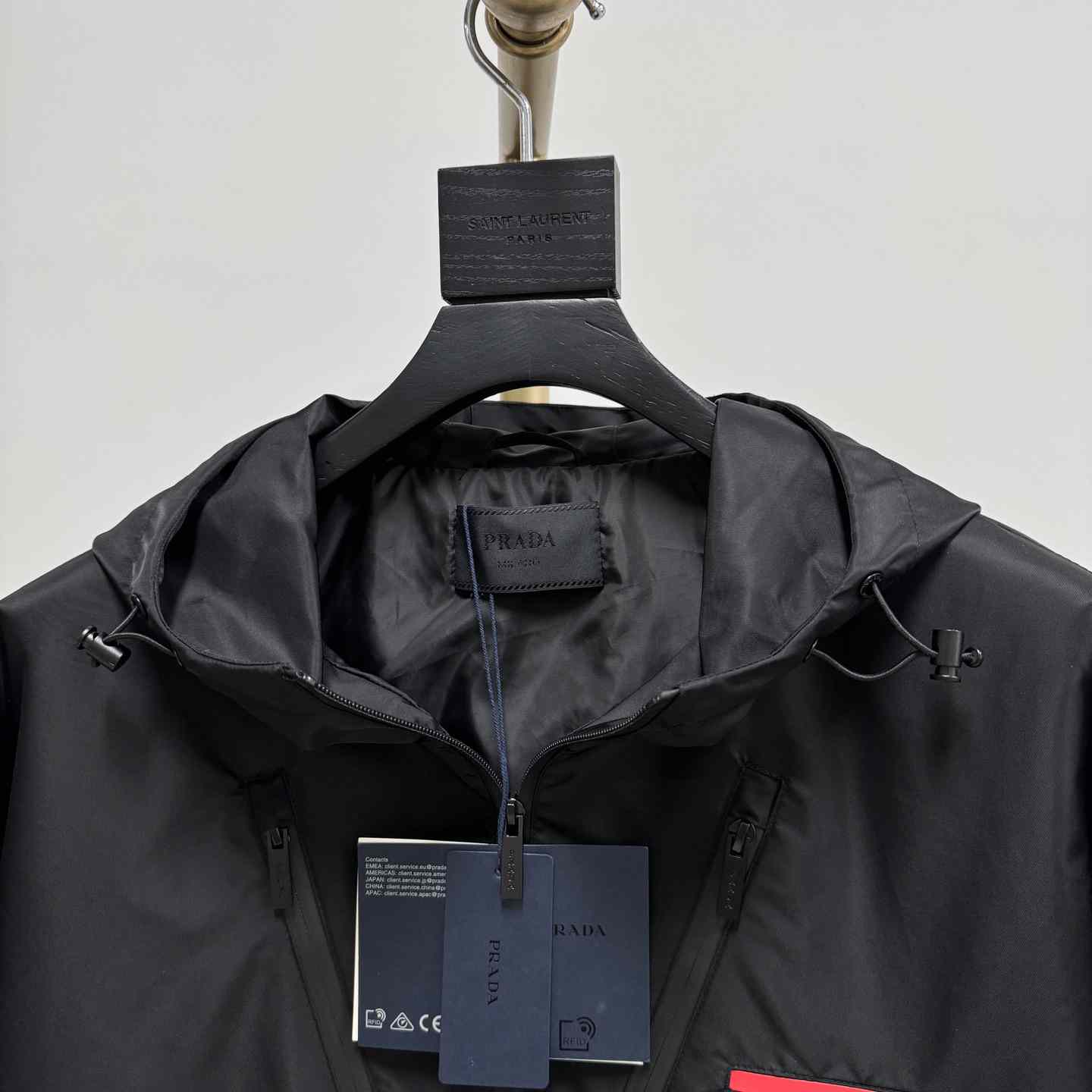 Prada Black Re-nylonJacket - EUR FASHION