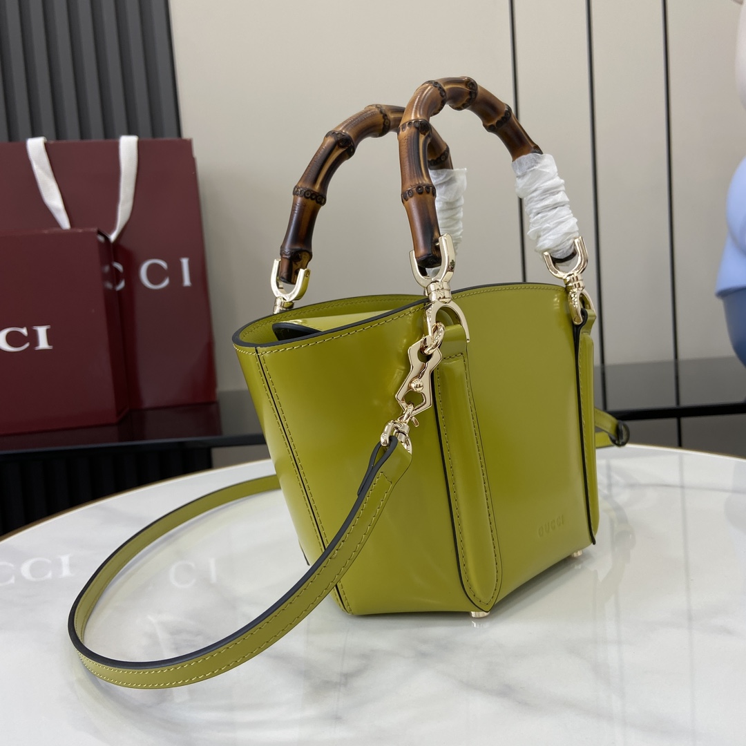 Gucci Mini Bamboo Top Handle Tote Bag - EUR FASHION