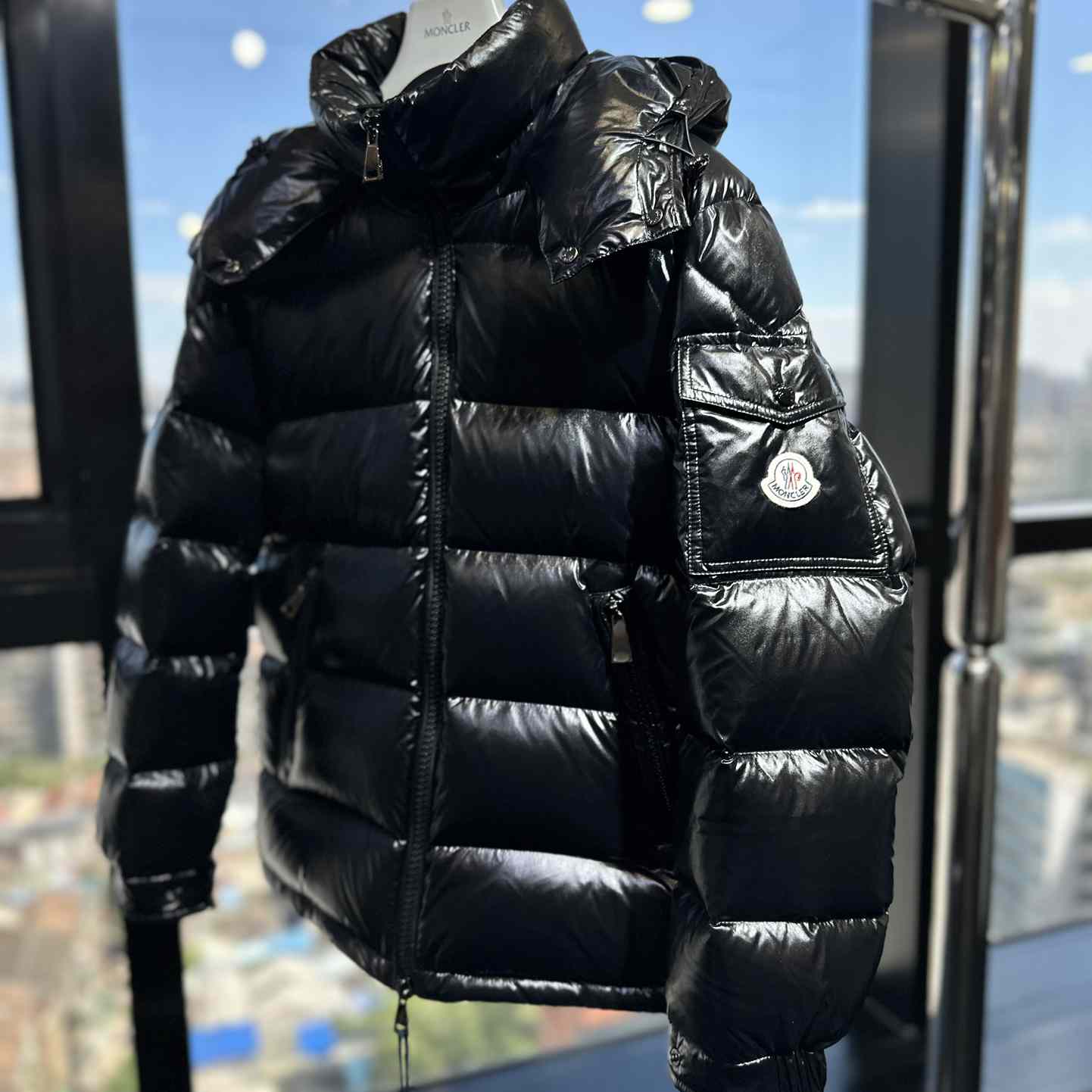 Moncler Maire Hooded Short Down Jacket - EUR FASHION