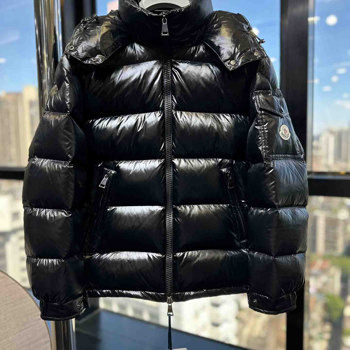 Moncler Maire Hooded Short Down Jacket - EUR FASHION