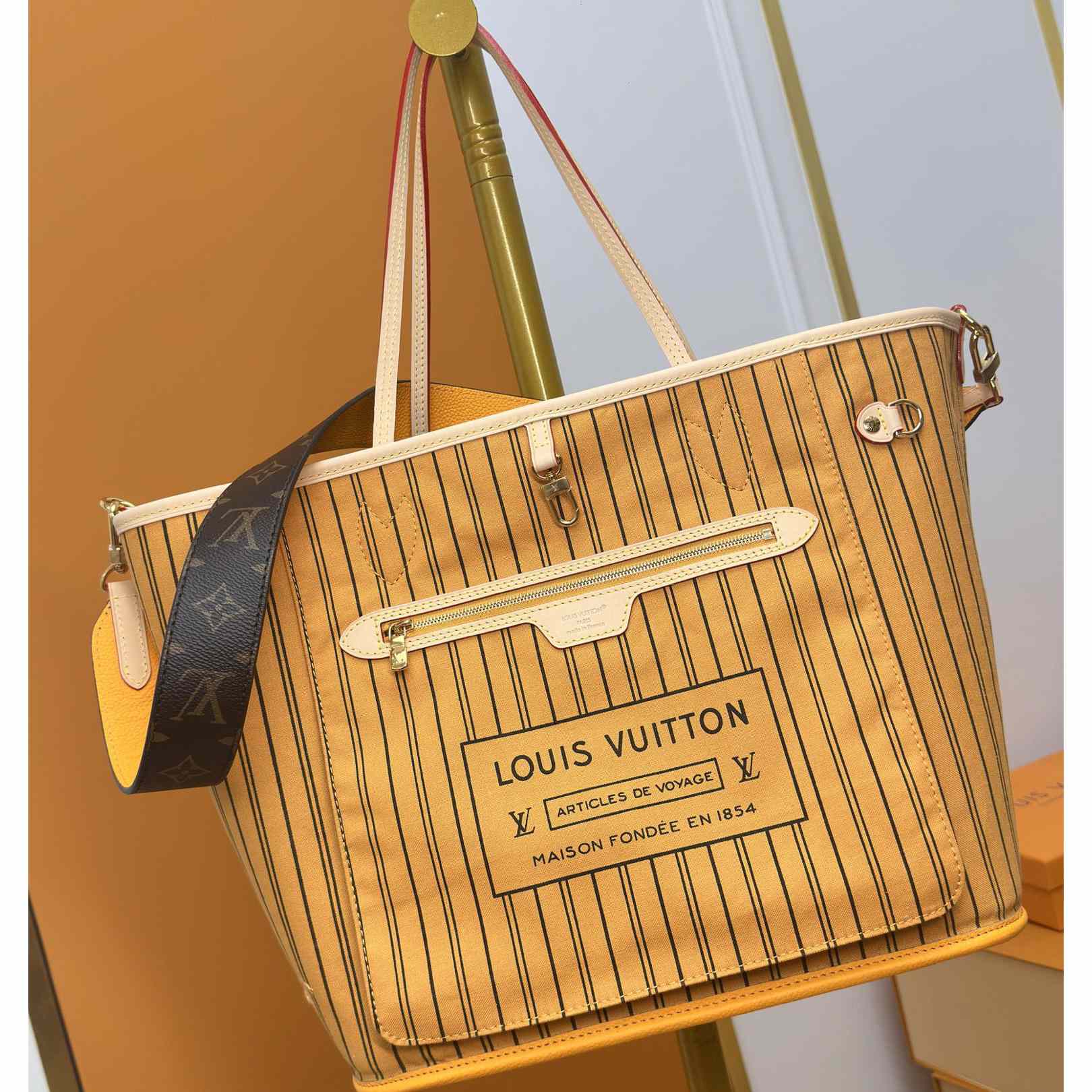 Louis Vuitton Neverfull Bandoulière Inside Out MM   M12096 - EUR FASHION