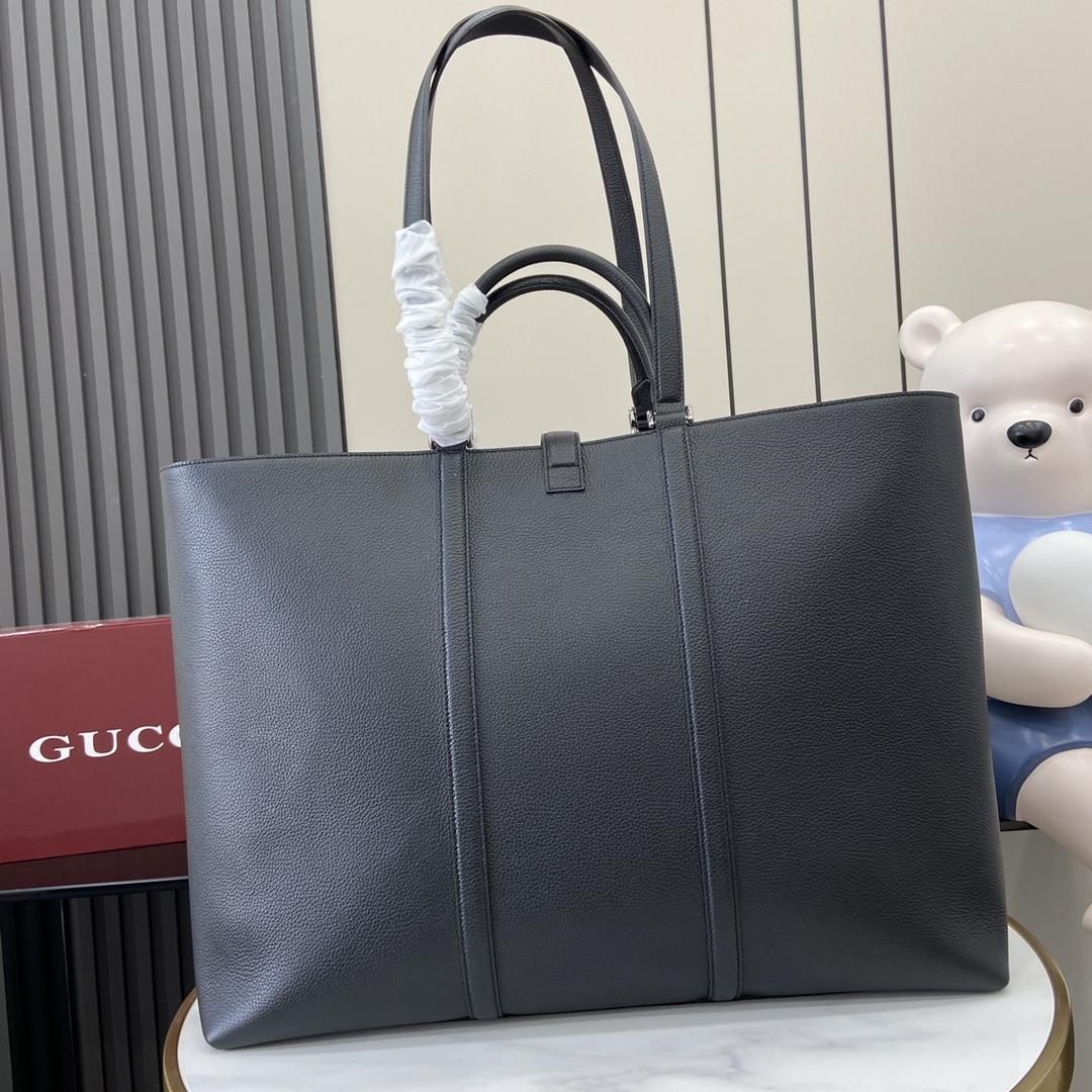 Gucci Large Tote Bag With Web - EUR FASHION