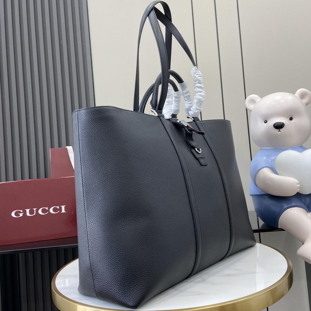 Gucci Large Tote Bag With Web - EUR FASHION