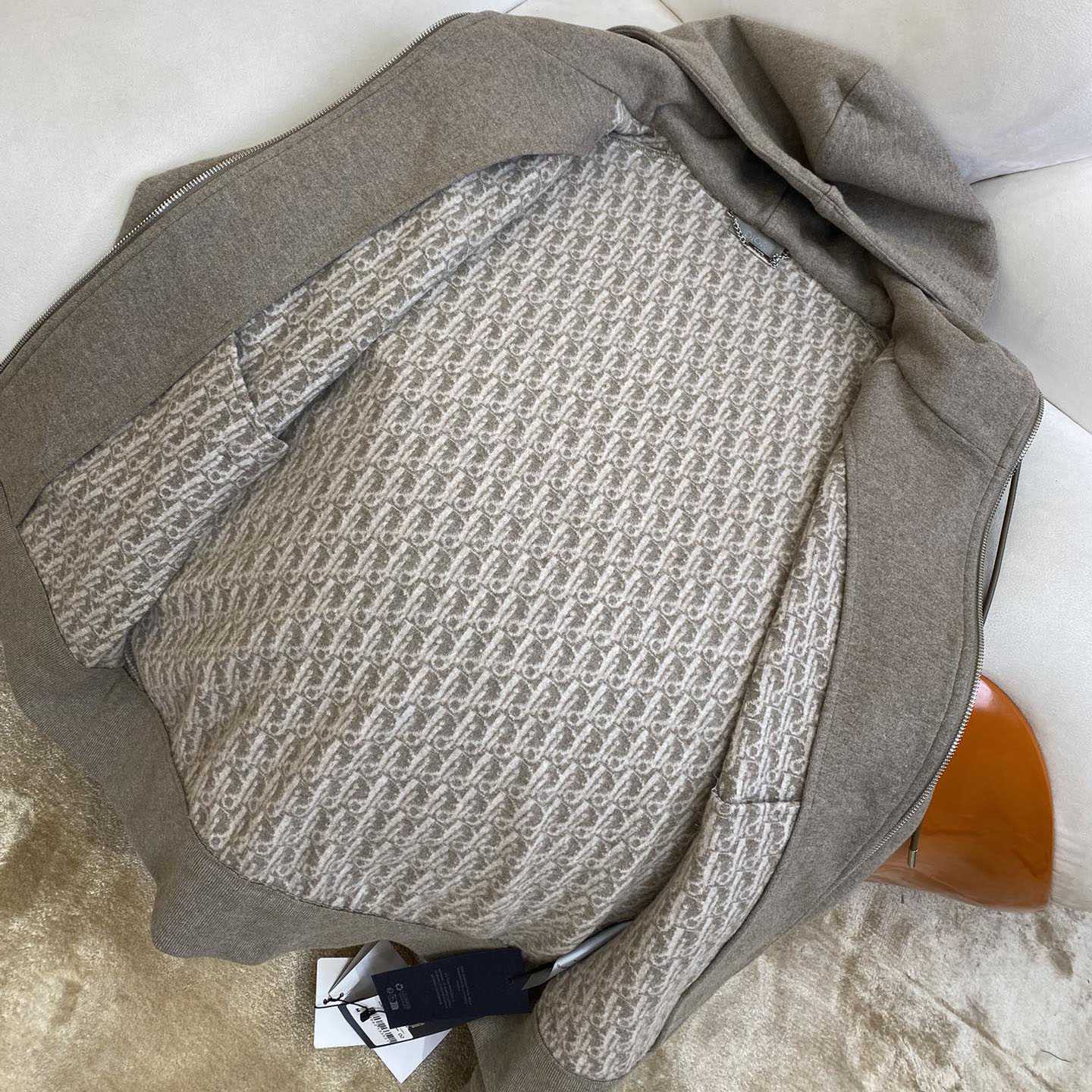 Dior Oblique Jacquard Lined Hoodie - EUR FASHION