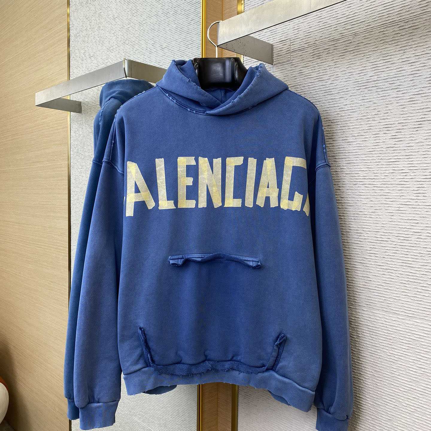 Balenciaga Faded Tape Type hoodie - EUR FASHION