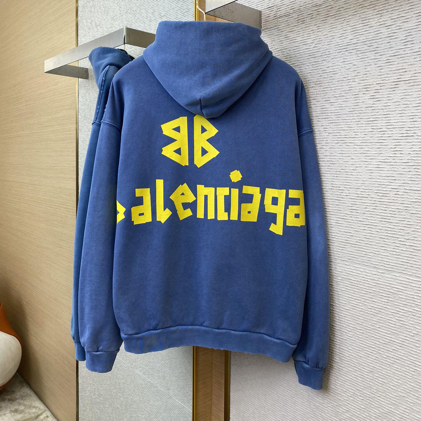 Balenciaga Faded Tape Type hoodie - EUR FASHION