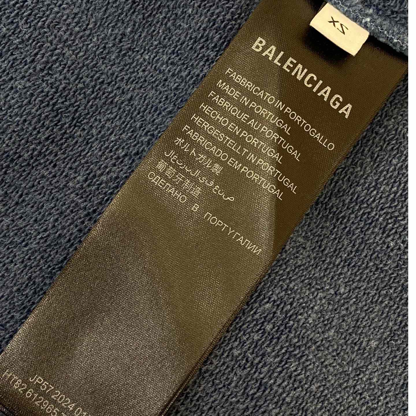 Balenciaga Faded Tape Type hoodie - EUR FASHION