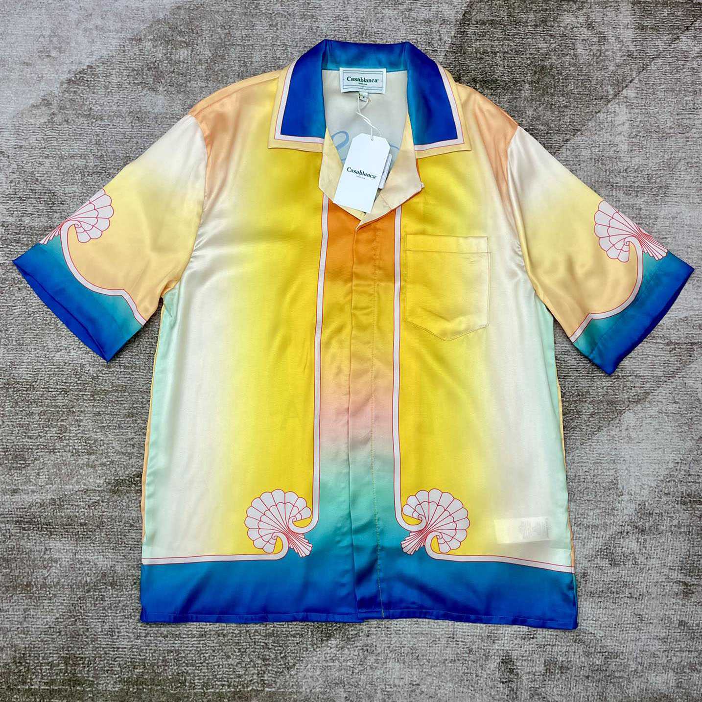 Casablanca L'Arch Colore Silk Shirt   CA3500 - EUR FASHION