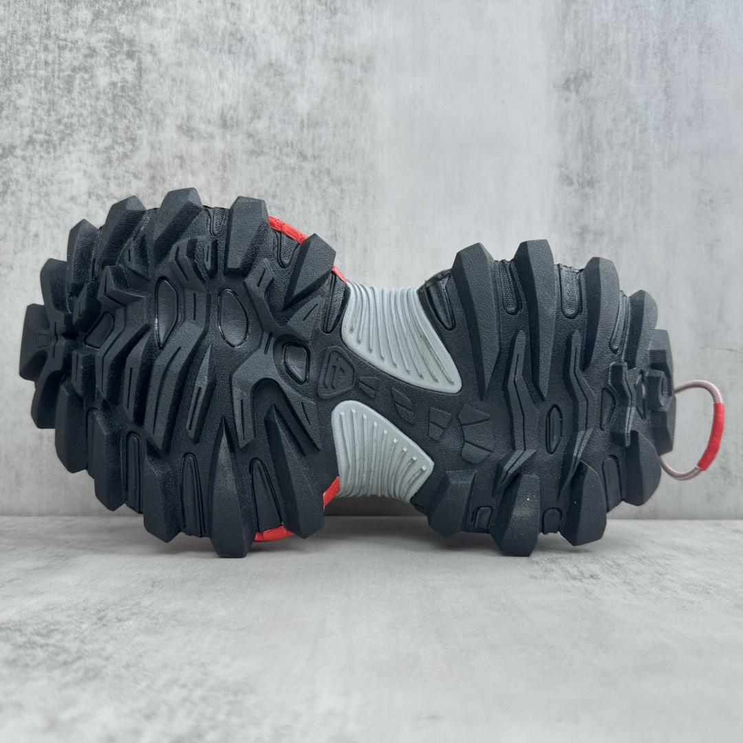 Balenciaga Hike Sneaker In Red And Black  - EUR FASHION