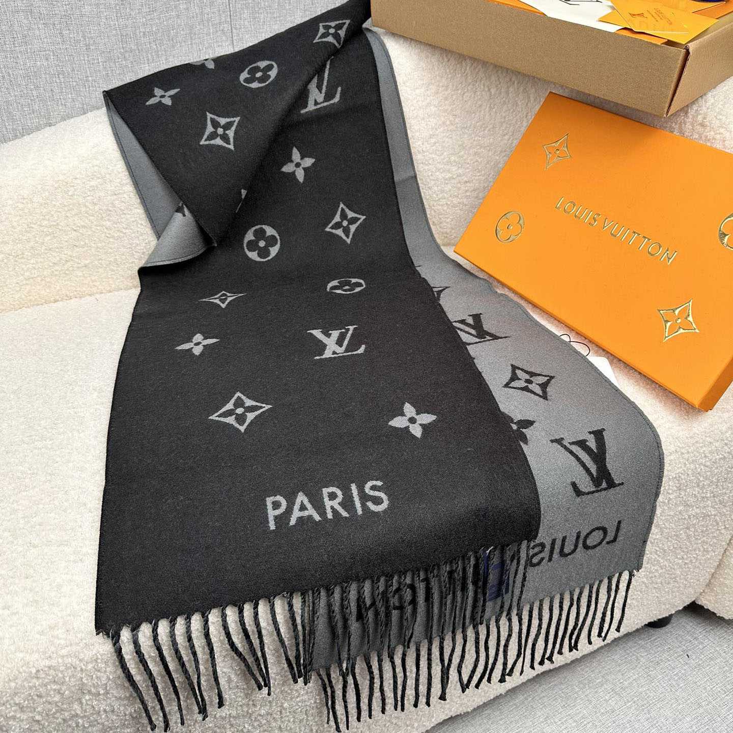Louis Vuitton All About Monogram Scarf  M79225 - EUR FASHION