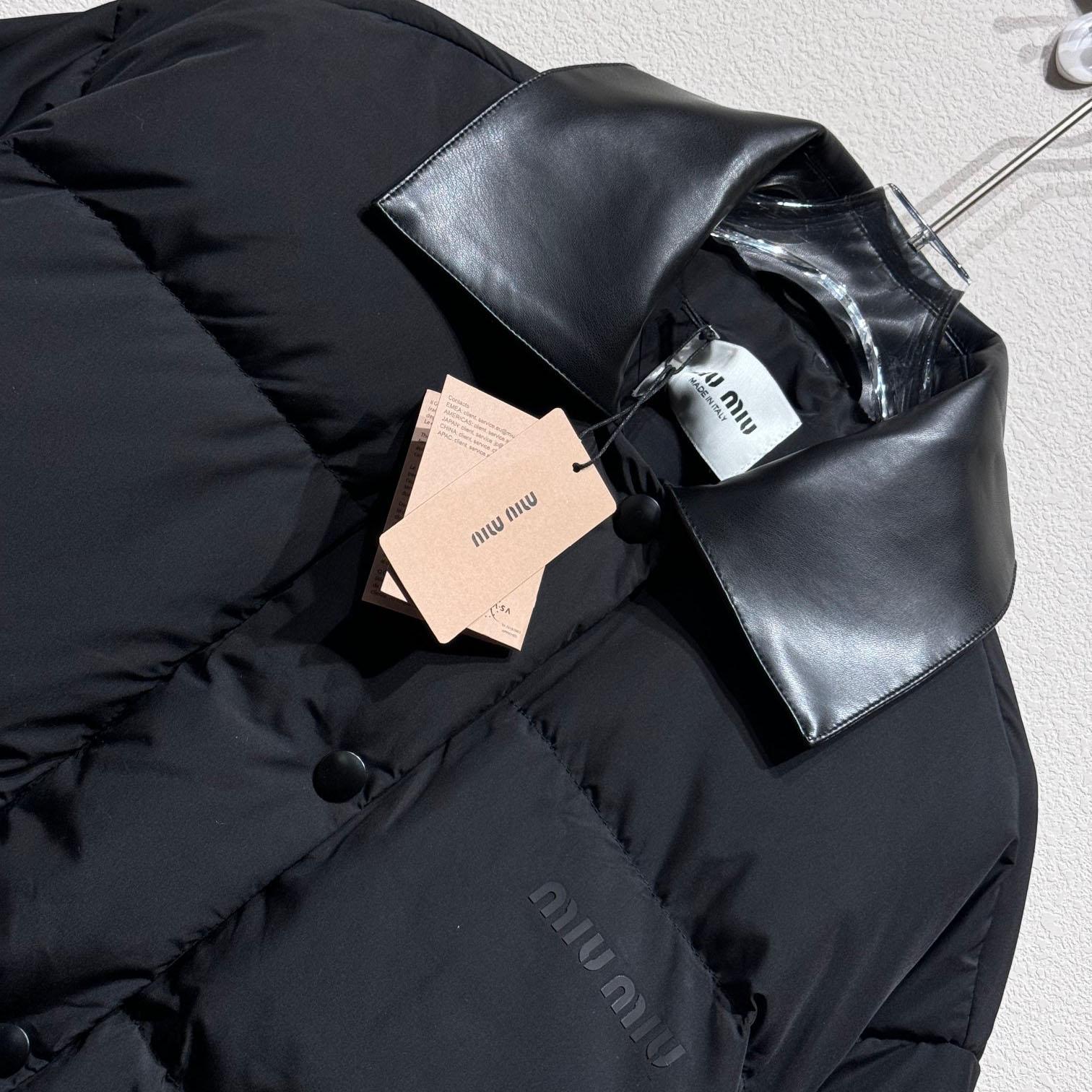Miu Miu Cropped Down Jacket - EUR FASHION