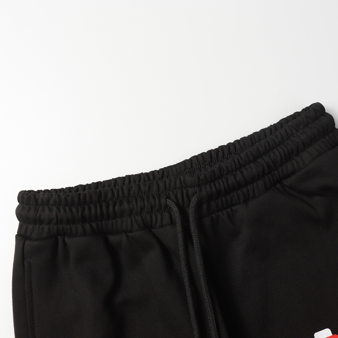 Saint Micheal x Denim tears Struggle Sweatpants 'Black' - EUR FASHION