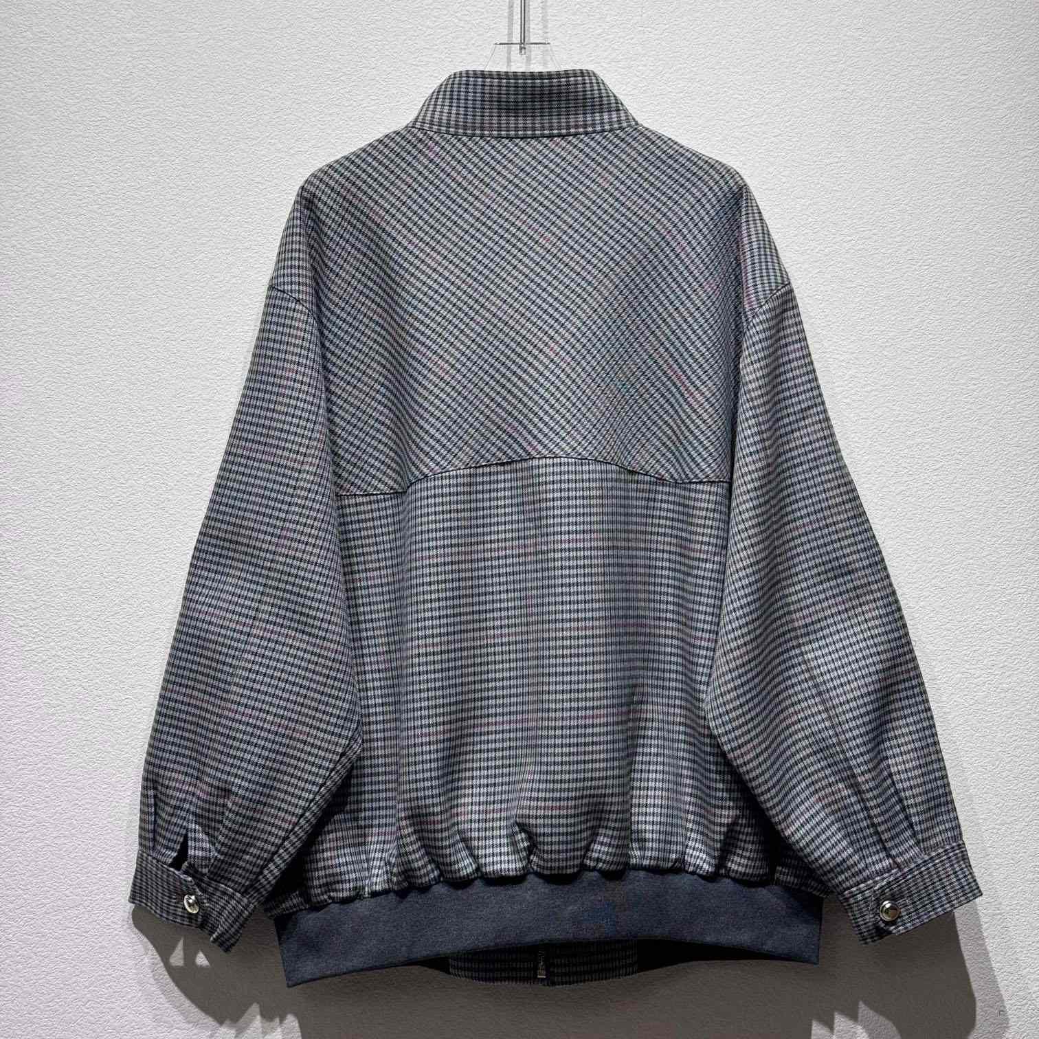 Miu Miu Check Logo Bomber Jacket - EUR FASHION