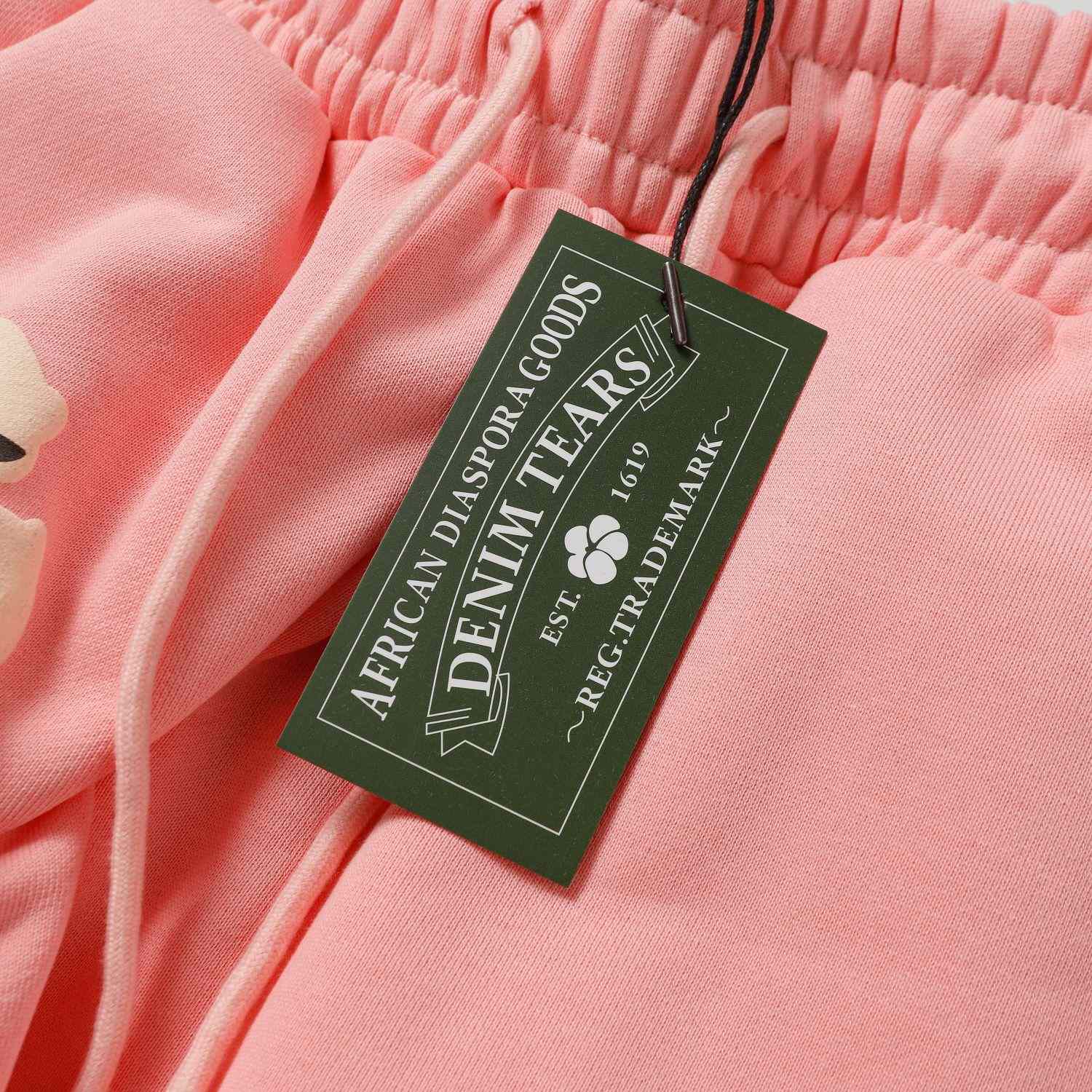 Denim Tears Cactus Tears Wreath Sweatpants Pink - EUR FASHION
