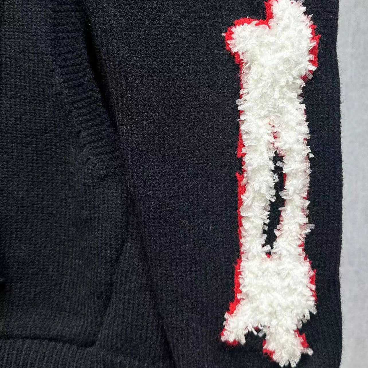 Amiri Bones Hoodie With Embroidered Logo - EUR FASHION
