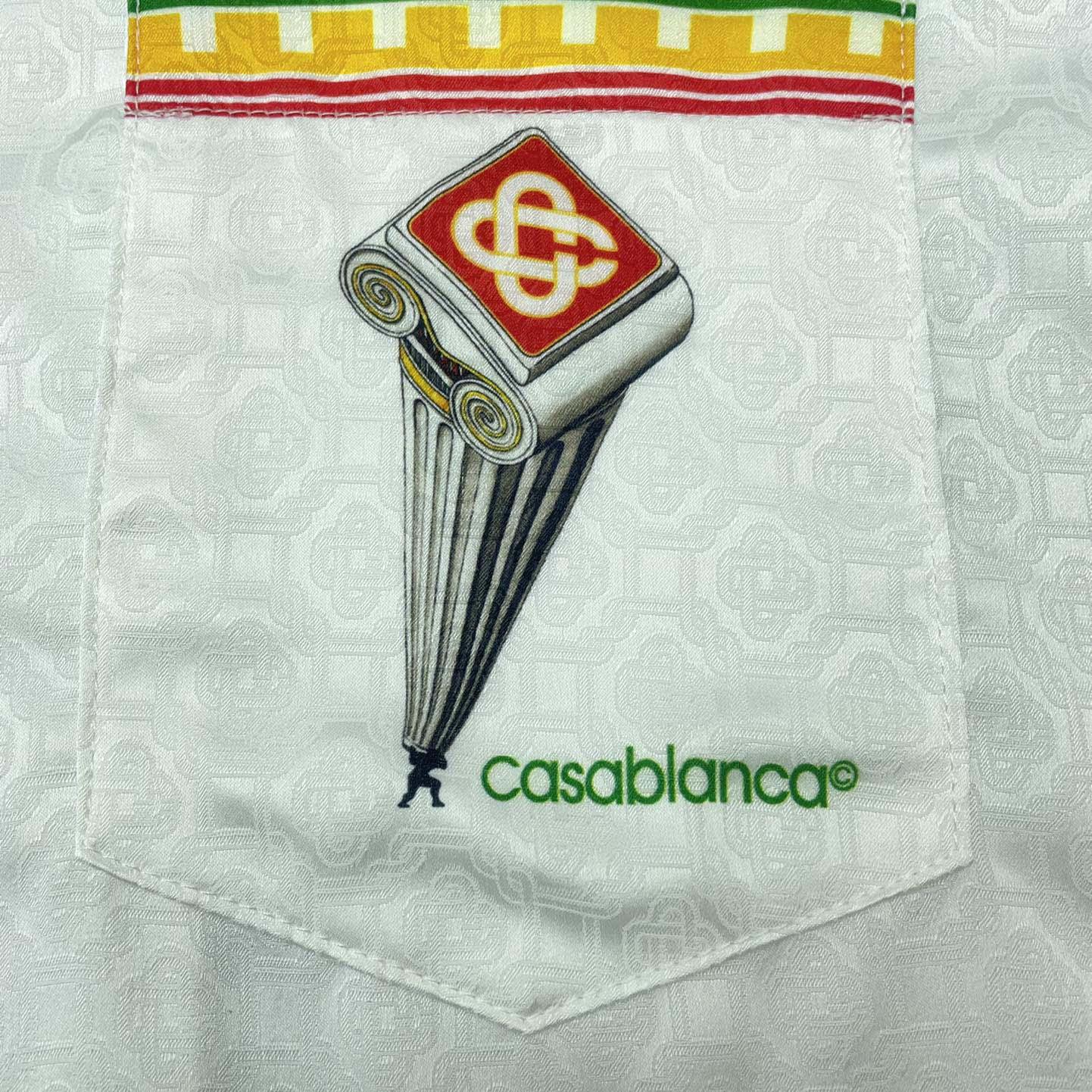 Casablanca Logo Monogram Pattern Shirt - EUR FASHION