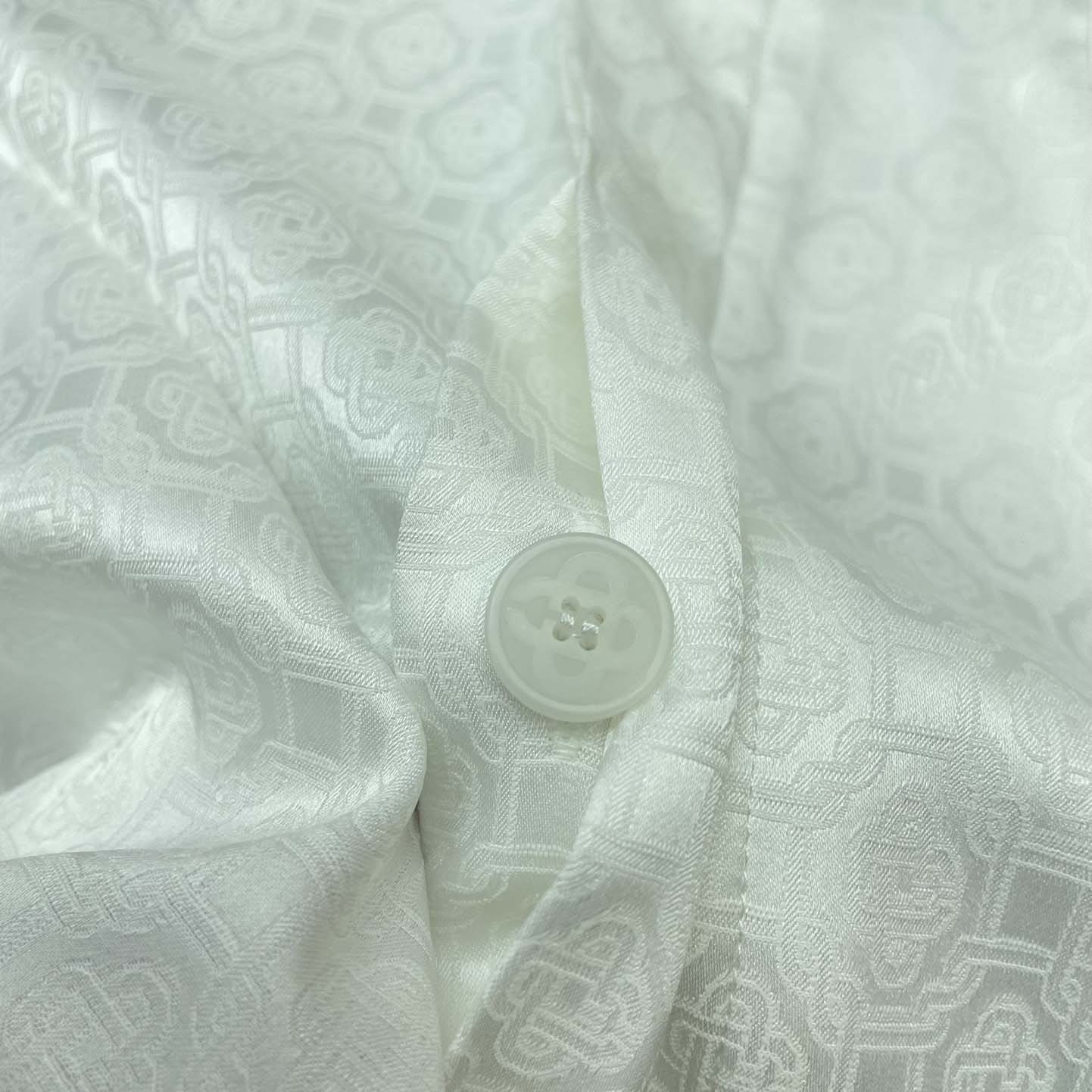 Casablanca Logo Monogram Pattern Shirt - EUR FASHION