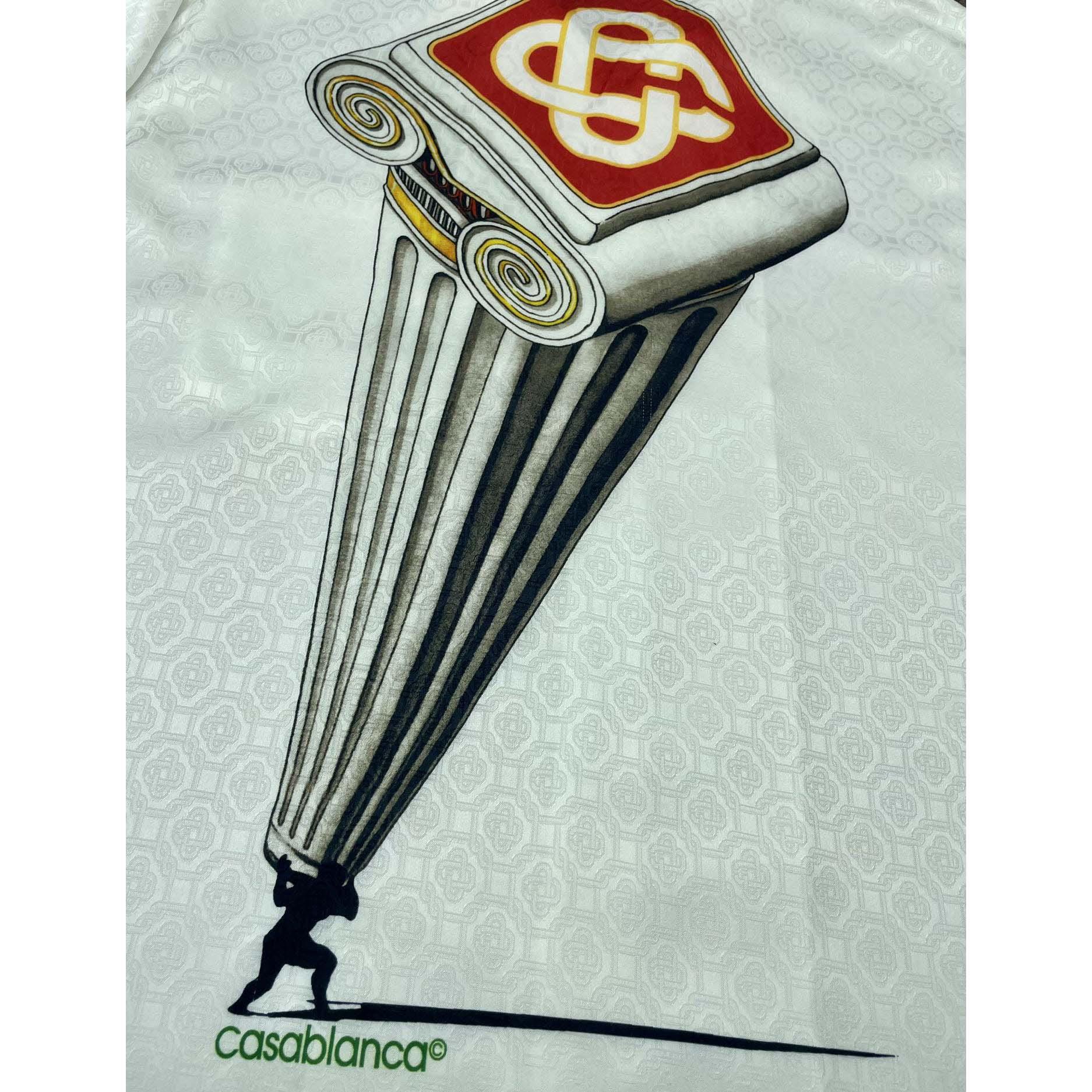 Casablanca Logo Monogram Pattern Shirt - EUR FASHION