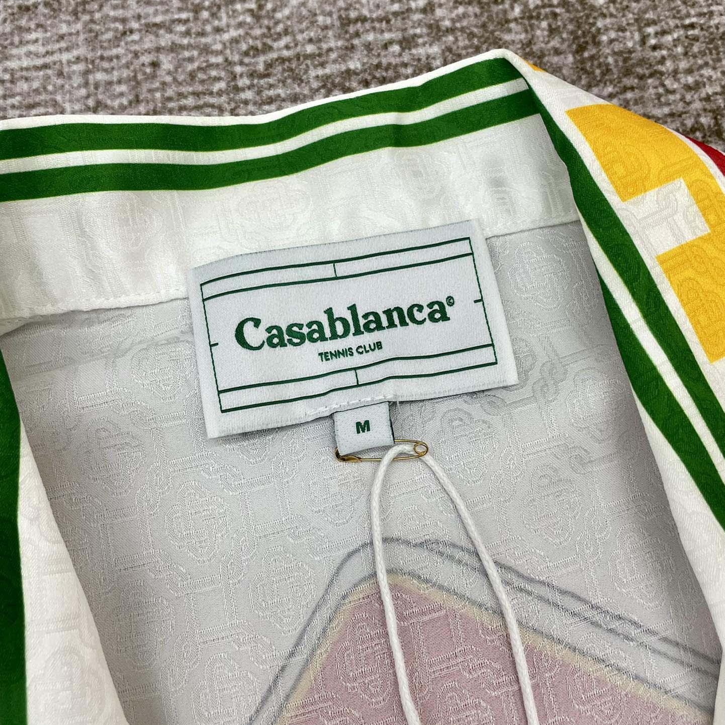 Casablanca Logo Monogram Pattern Shirt - EUR FASHION