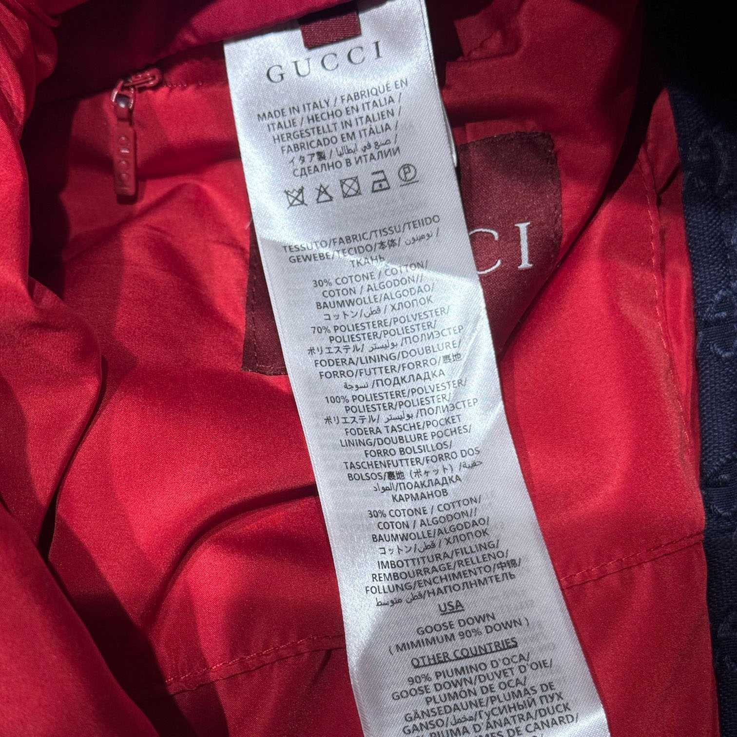 Gucci Gg Canvas Down Jacket - EUR FASHION