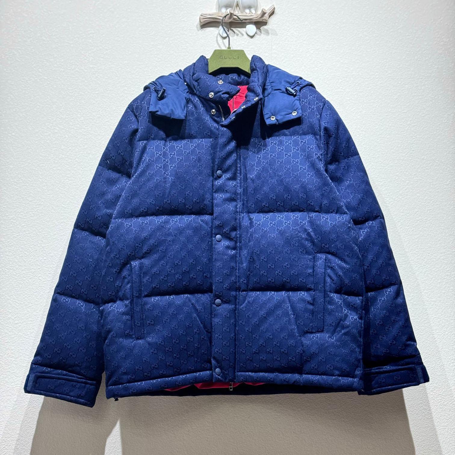 Gucci Gg Canvas Down Jacket - EUR FASHION