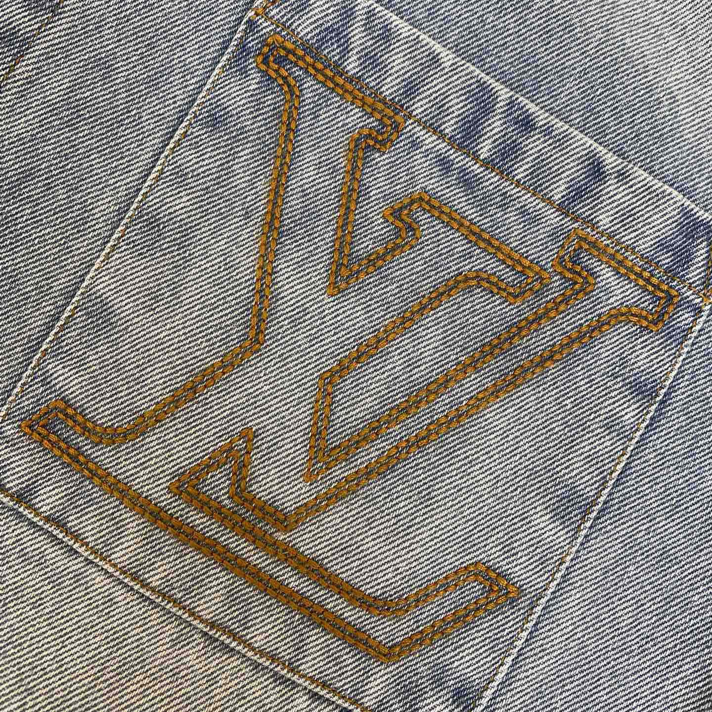 Louis Vuitton Short-Sleeved Denim Shirt  1AGJOP - EUR FASHION
