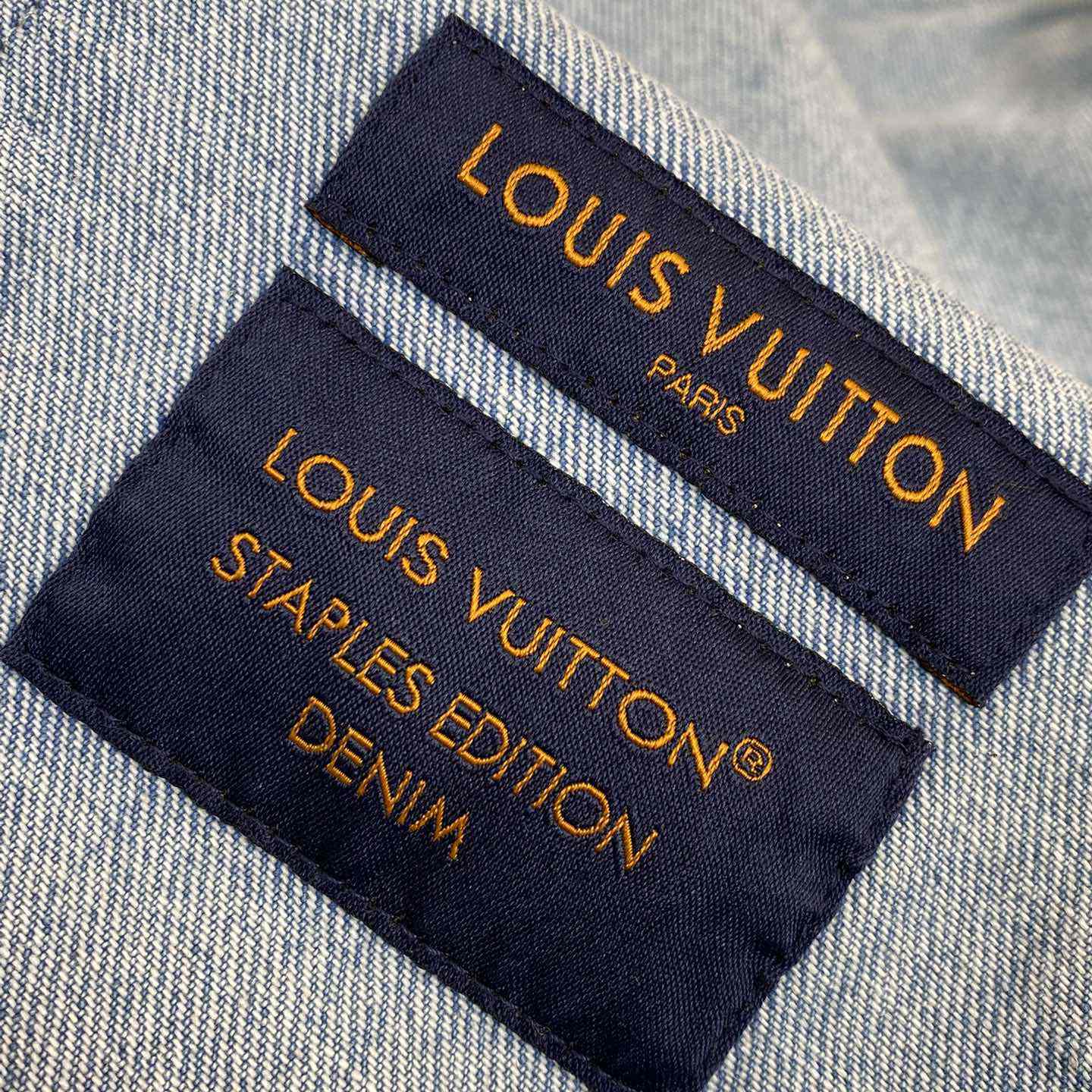 Louis Vuitton Short-Sleeved Denim Shirt  1AGJOP - EUR FASHION