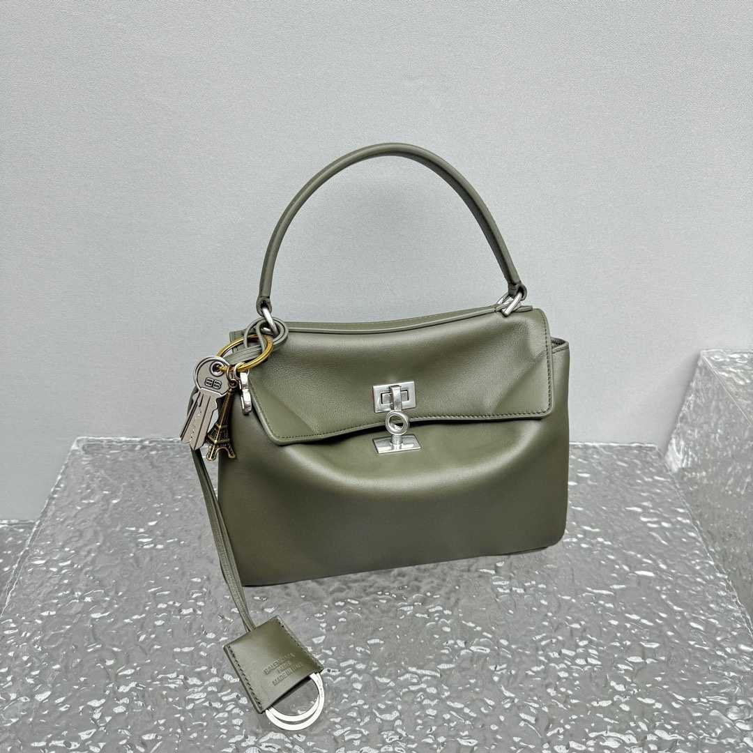 Balenciaga Rodeo Mini Handbag In Khaki   - EUR FASHION