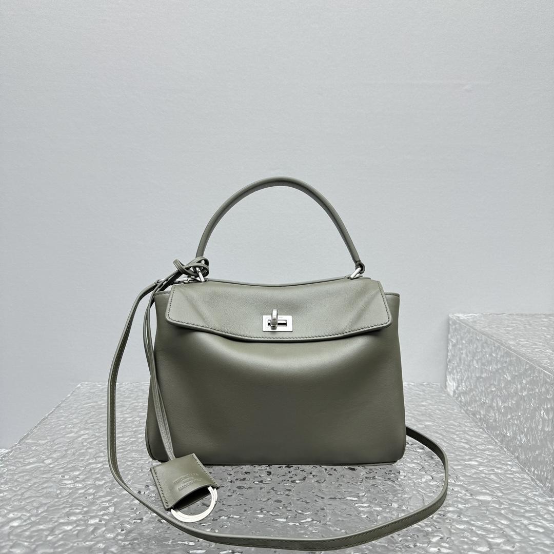 Balenciaga Rodeo Mini Handbag In Khaki   - EUR FASHION