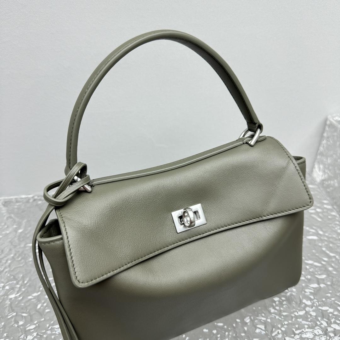 Balenciaga Rodeo Mini Handbag In Khaki   - EUR FASHION