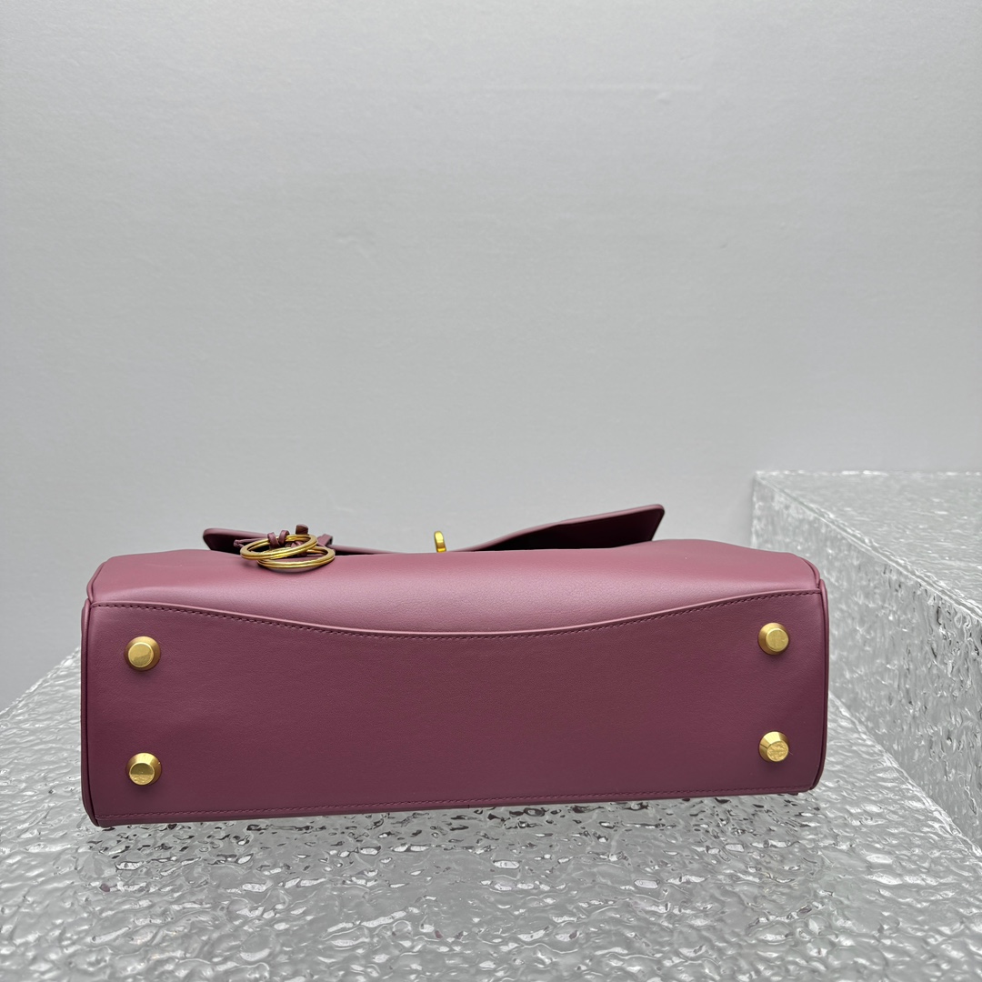 Balenciaga Rodeo Medium Handbag In Burgundy - EUR FASHION