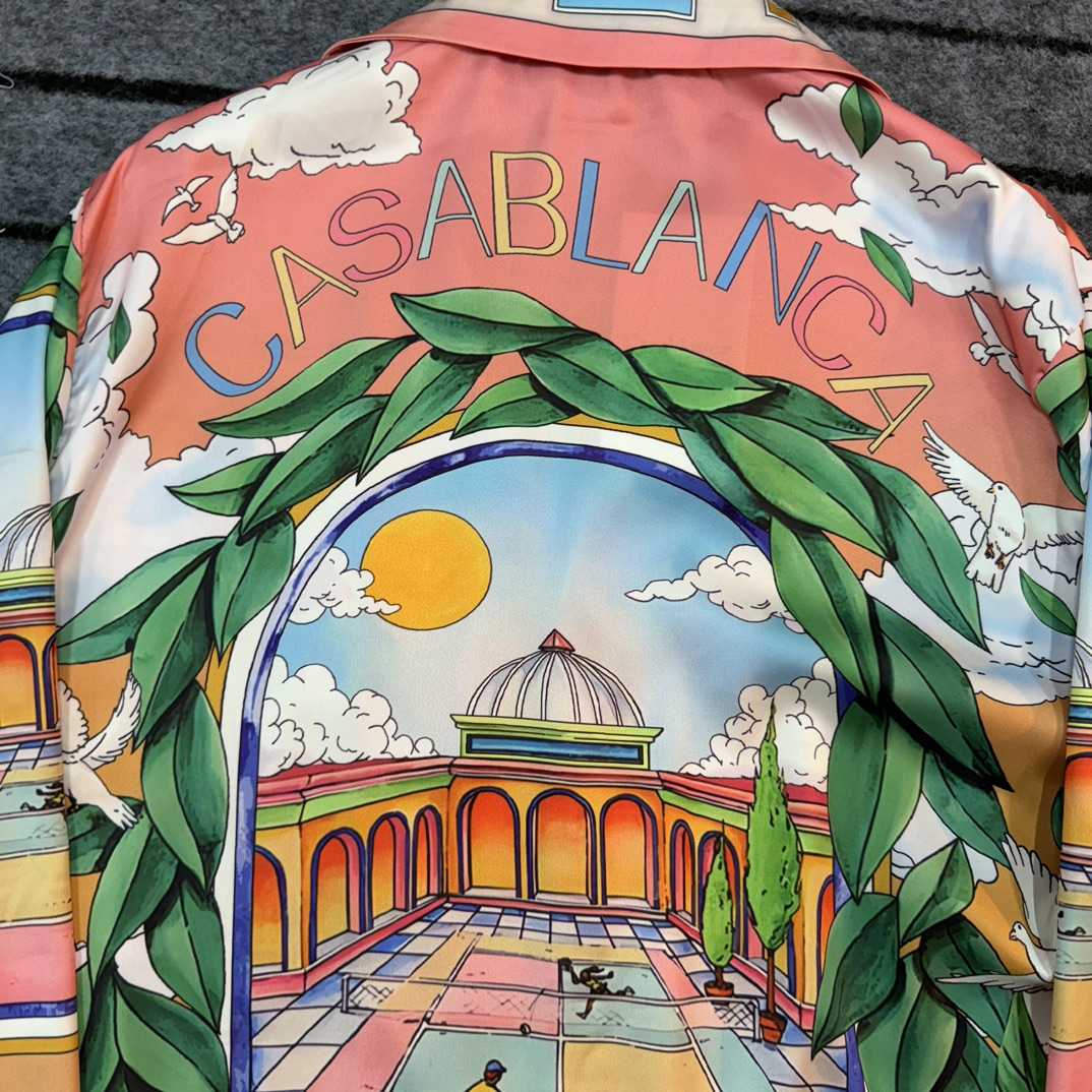 Casablanca Male Multi Silk Shirts - EUR FASHION