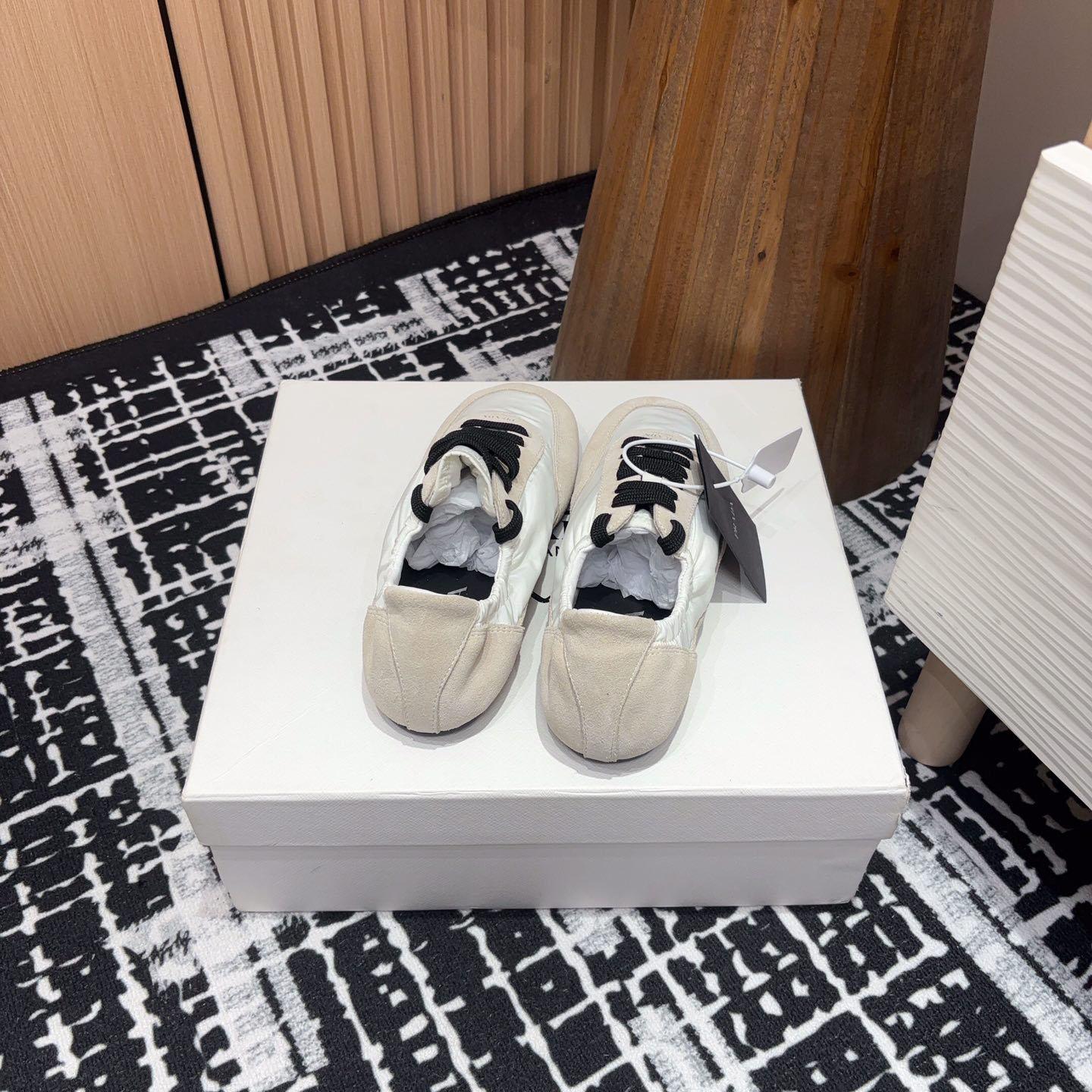 Prada Collapse Re-Nylon And Suede Sneakers - EUR FASHION