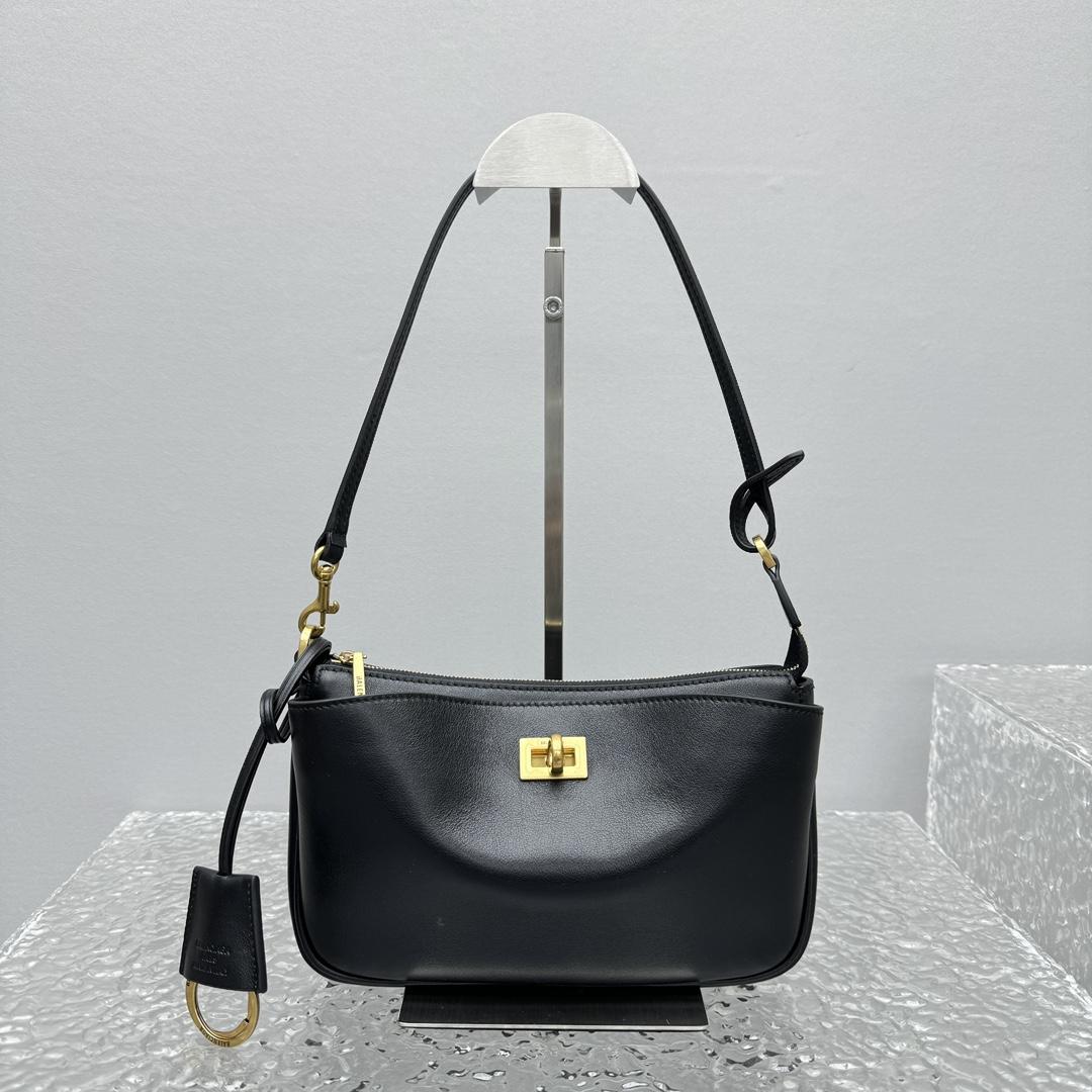 Balenciaga Rodeo Sling Pochette In Black - EUR FASHION
