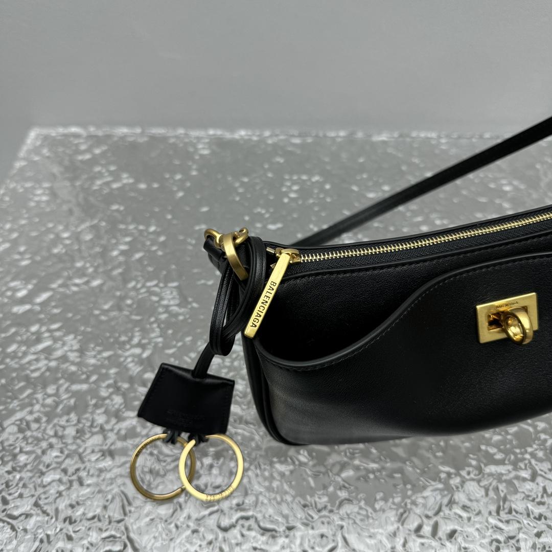 Balenciaga Rodeo Sling Pochette In Black - EUR FASHION