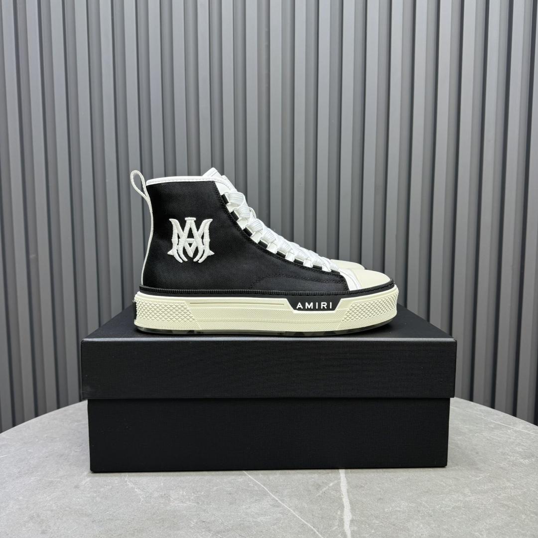 Amiri Court High-stop Sneakers - EUR FASHION