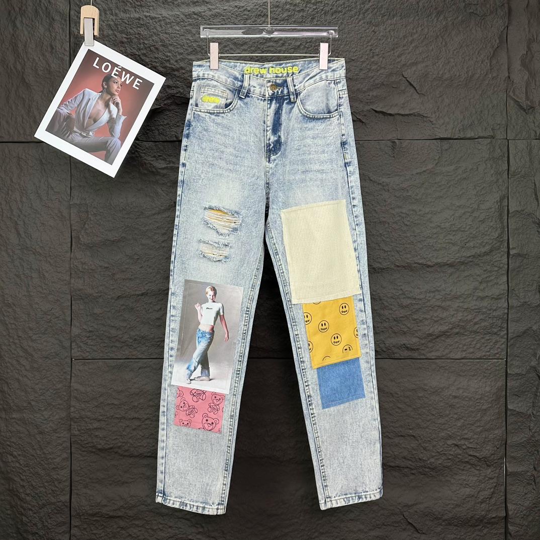 Japanese Brand × Streetwear × Vintage jeans Patch Design Pants - EUR FASHION