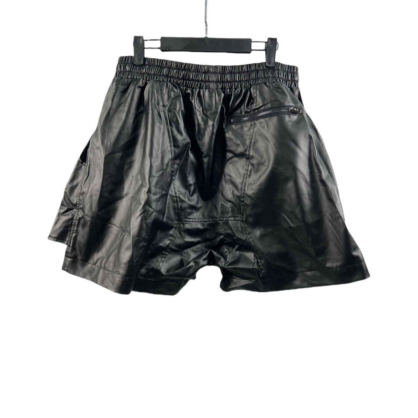 Vujade Brushed Wax Black Coating Corts Cargo Shorts - EUR FASHION