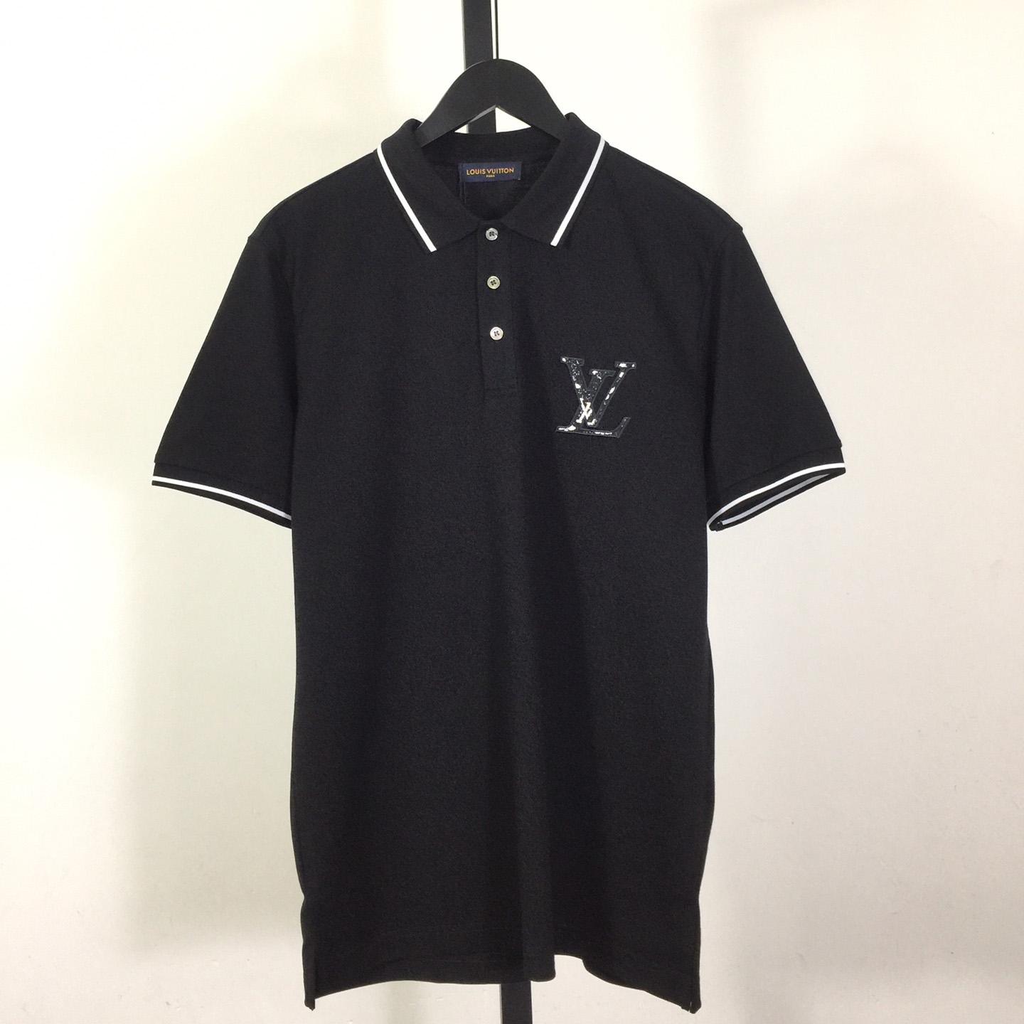 Louis Vuitton Short-Sleeved Cotton Polo Shirt    - EUR FASHION