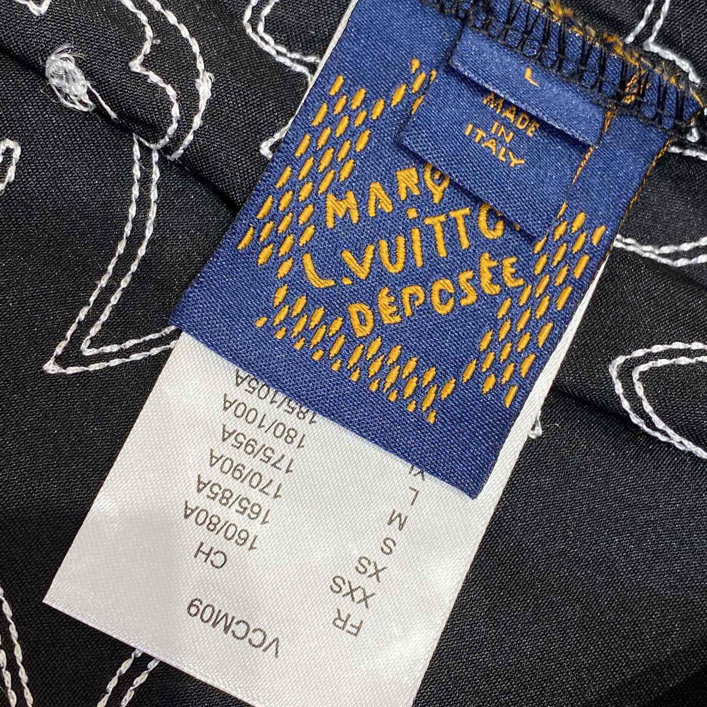 Louis Vuitton Printed Short-Sleeved Silk Shirt   1AFWS9 - EUR FASHION