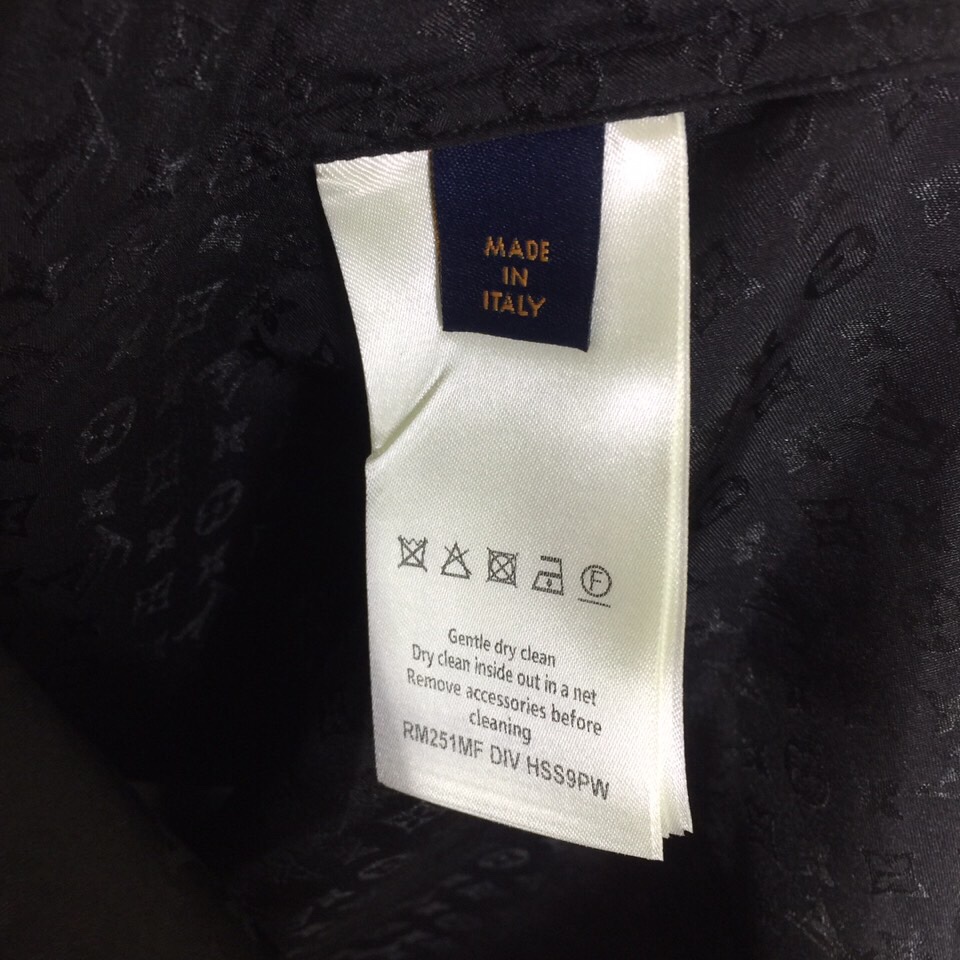 Louis Vuitton Monogram Long-Sleeved Silk Shirt   1AFWGJ - EUR FASHION