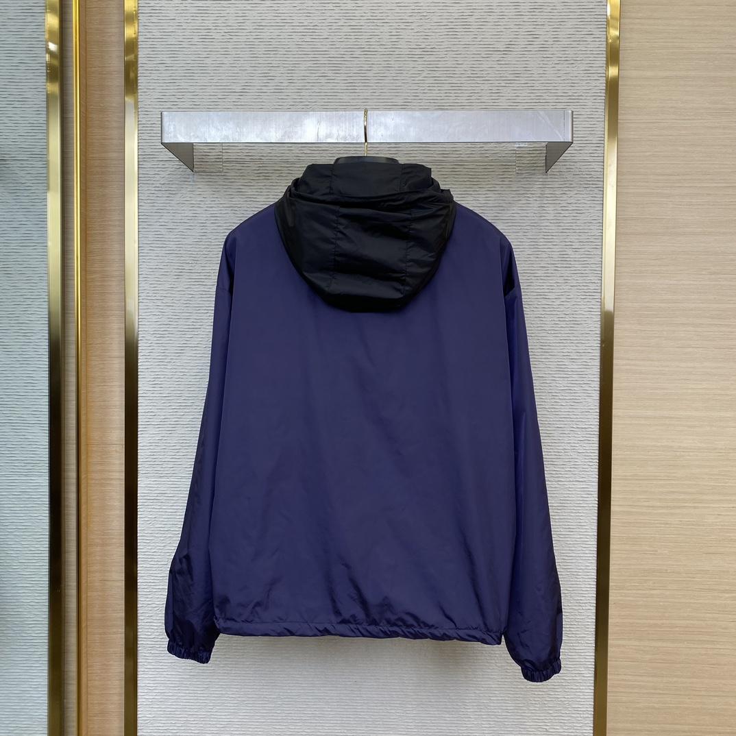 Prada Re-Nylon Reversible Hooded Jacket - EUR FASHION
