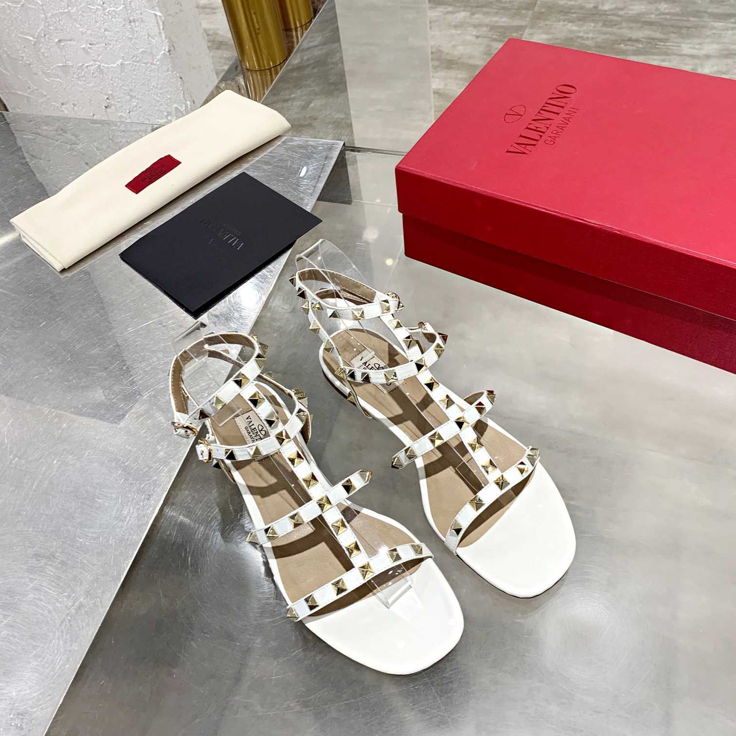 Valenti Garavani Rockstud Caged-straps Sandals - EUR FASHION