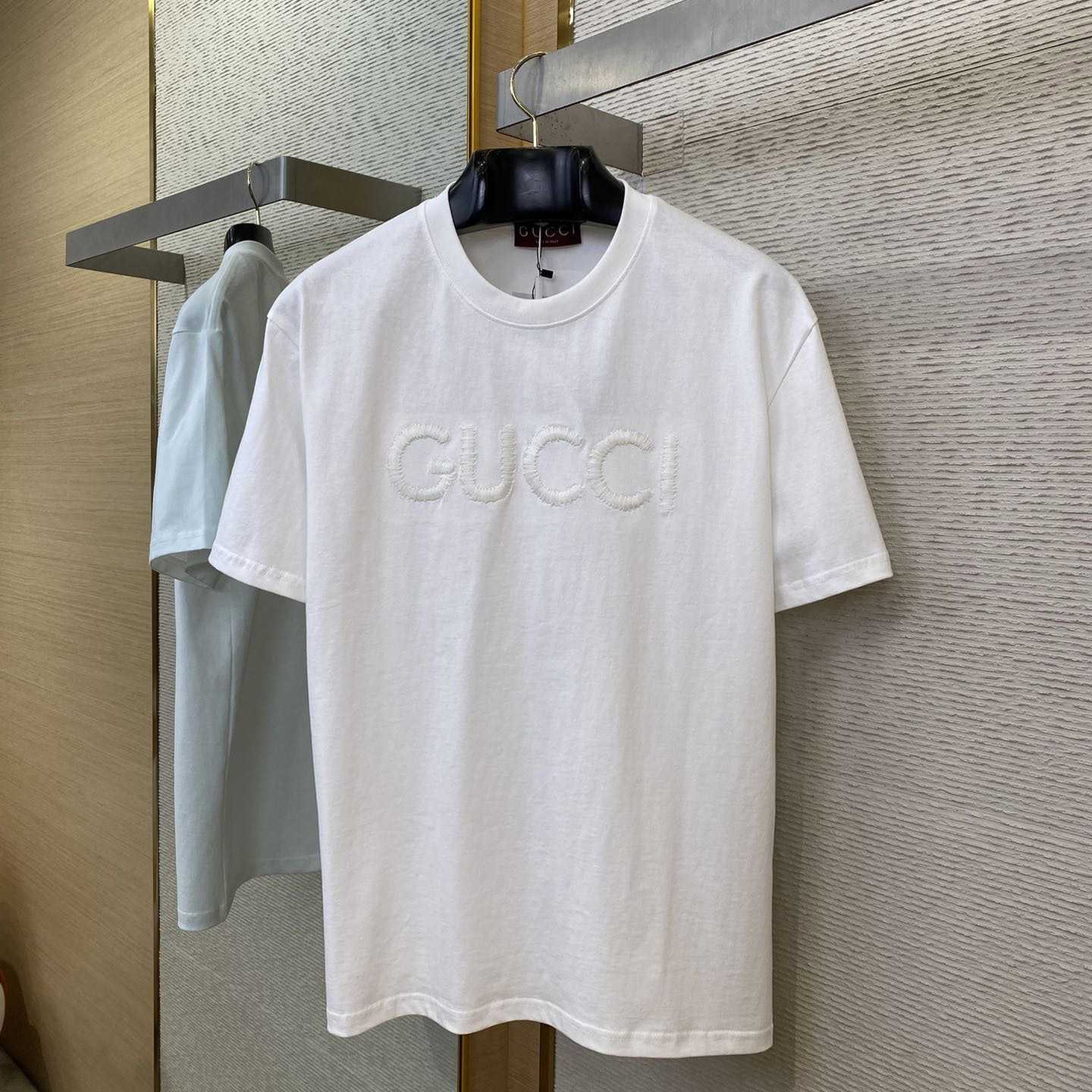 Gucci Embroidered Cotton Jersey T-shirt - EUR FASHION