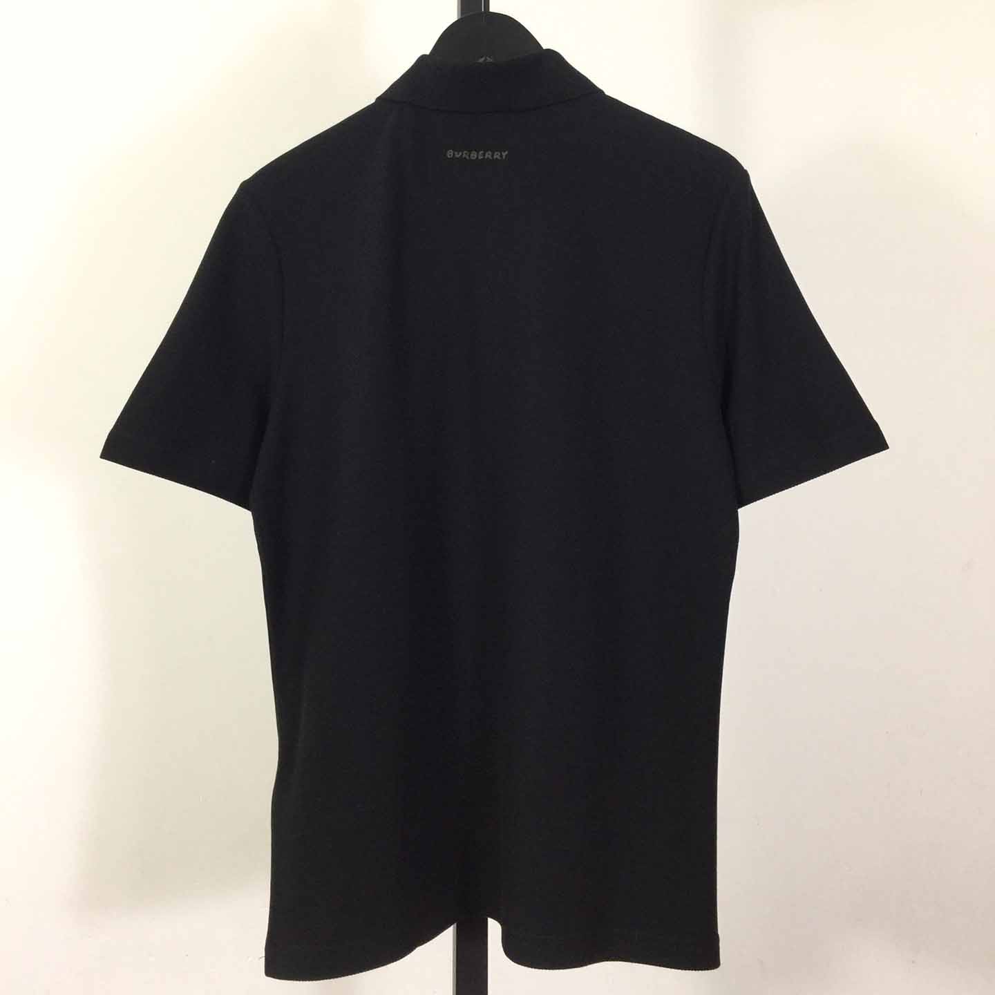 Burberry B Snake Cotton Polo Shirt - EUR FASHION