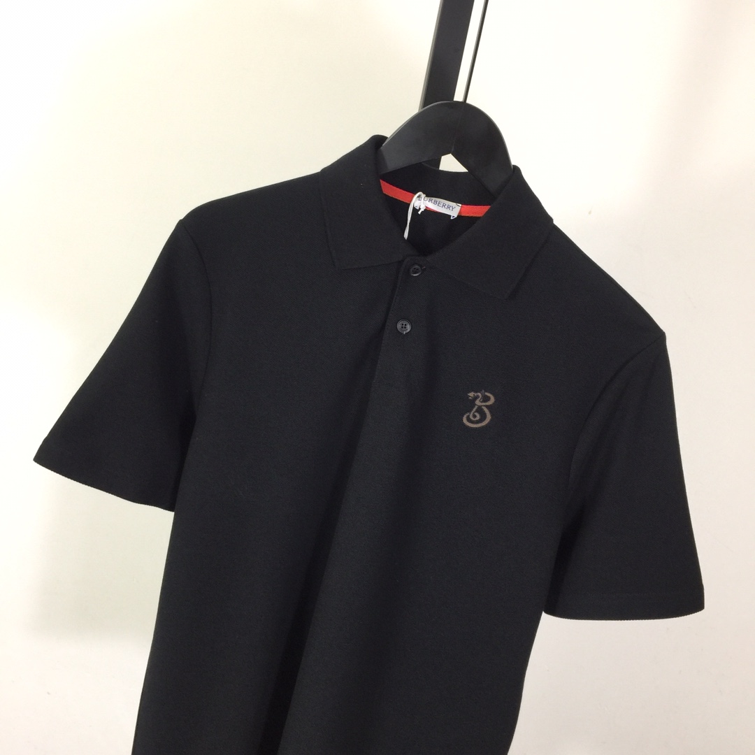 Burberry B Snake Cotton Polo Shirt - EUR FASHION
