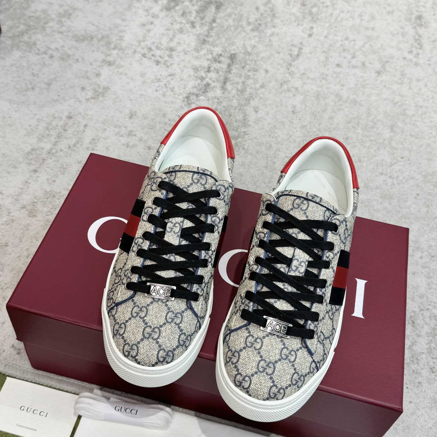 Gucci Ace Sneaker With Web - EUR FASHION