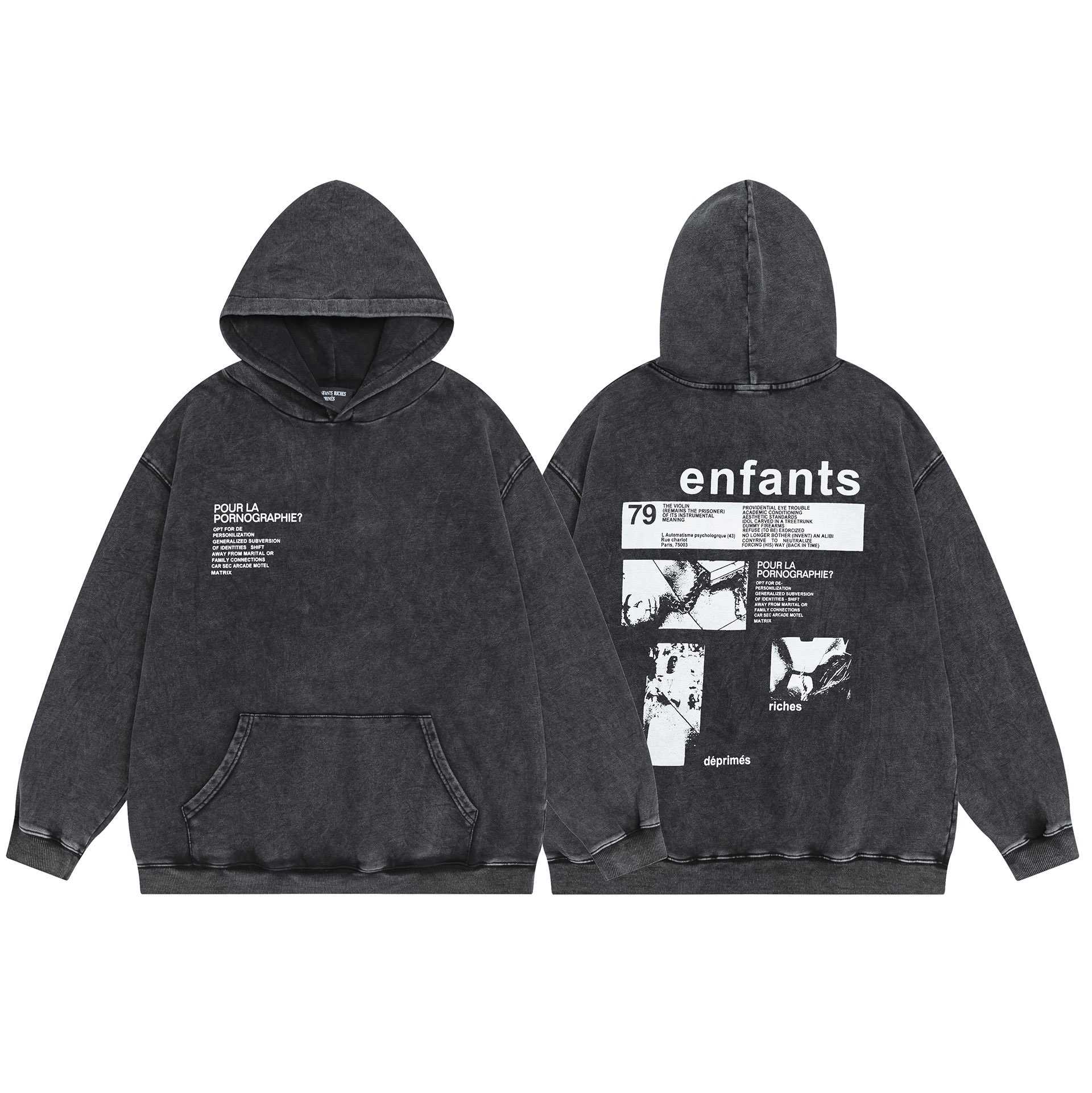 Enfants Riches Deprimes Cotton Hoodie - EUR FASHION