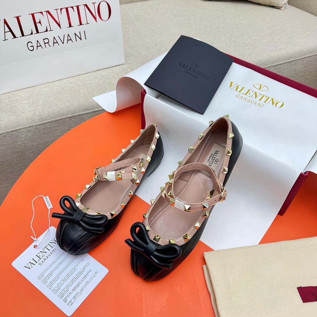 Valenti Rockstud Ballerinas - EUR FASHION